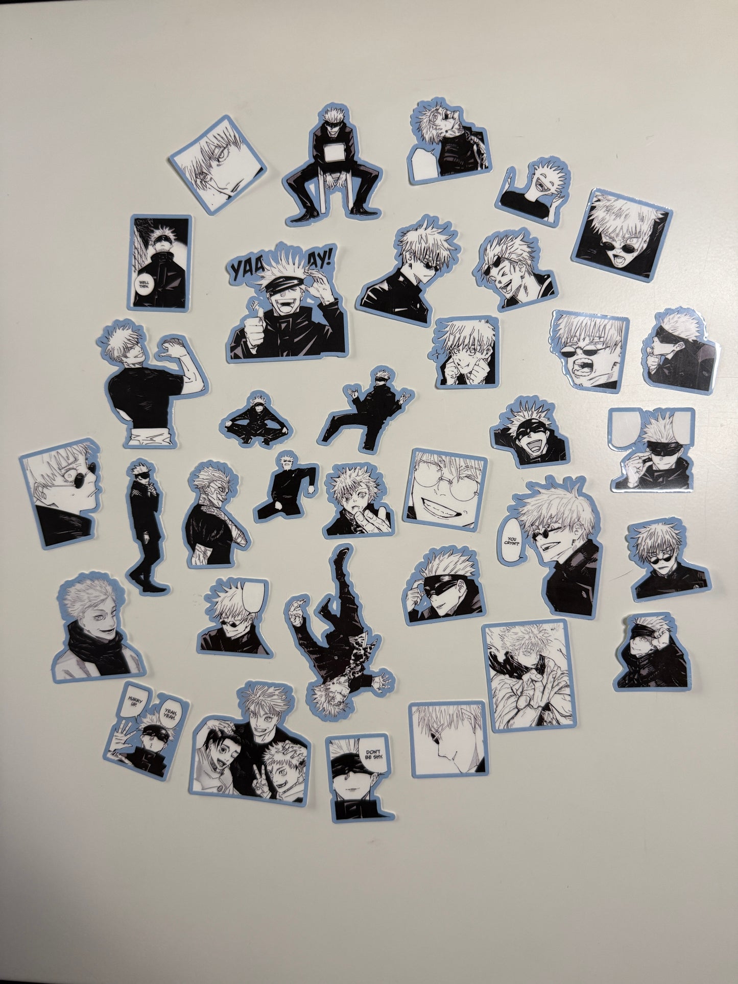 Satoru Gojo Die Cut Sticker Pack Jujutsu Kaisen