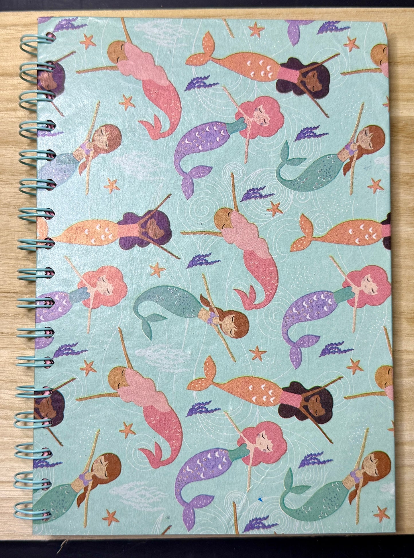 Gift Wrap Notebook - Pastel Mermaids