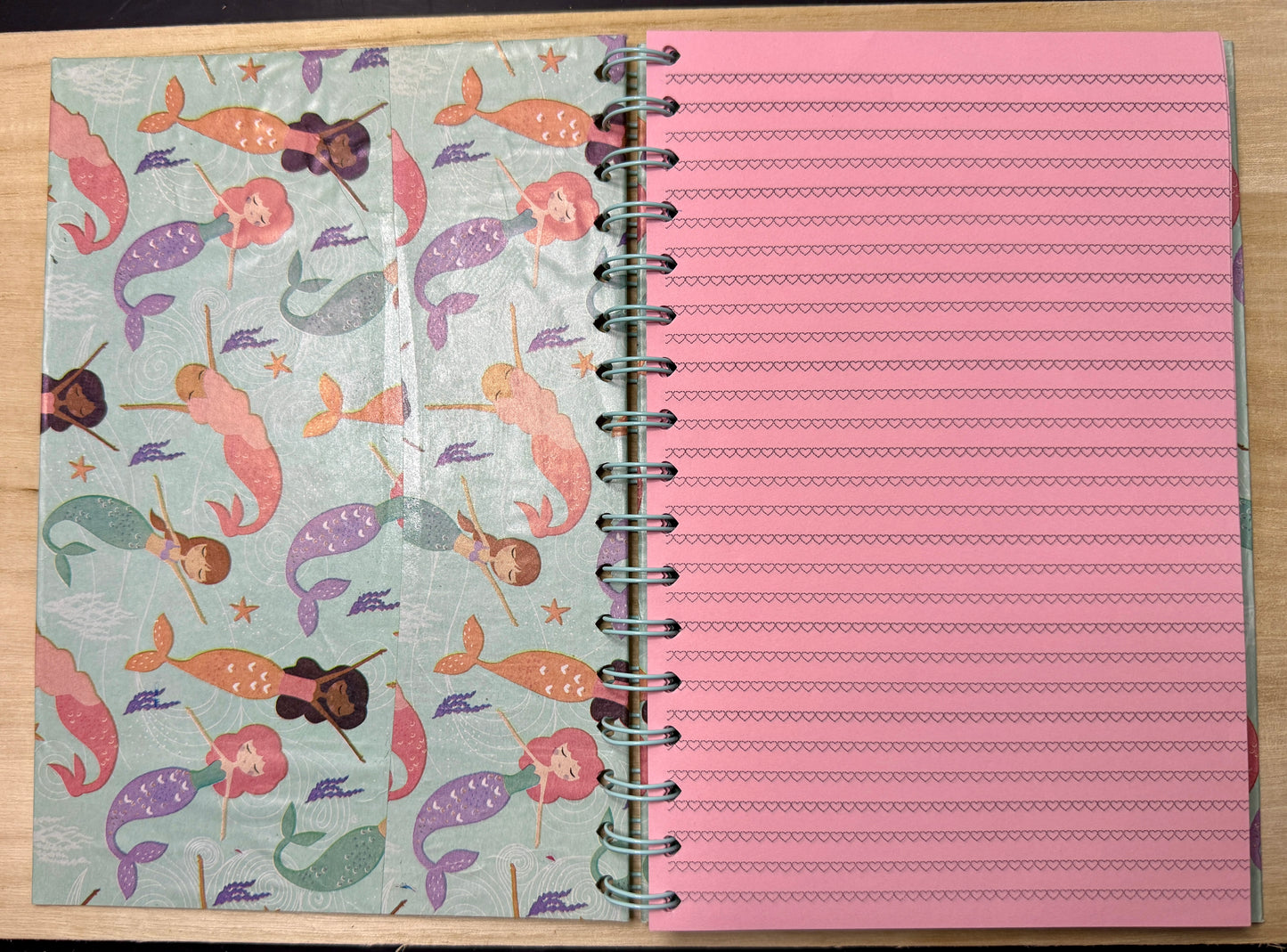 Gift Wrap Notebook - Pastel Mermaids