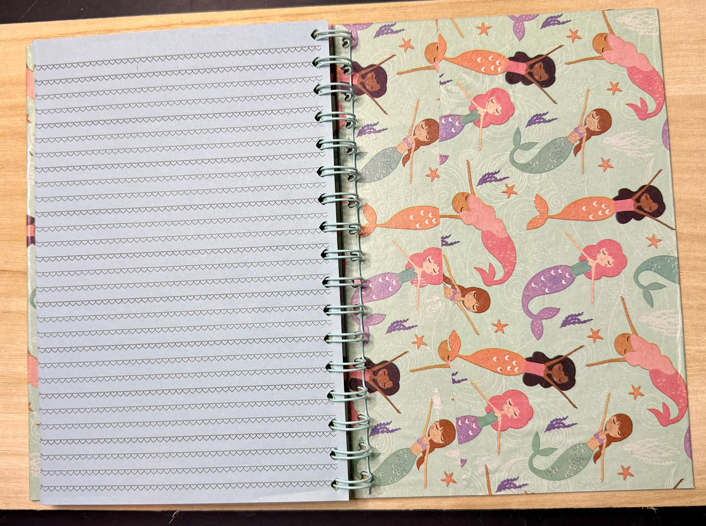 Gift Wrap Notebook - Pastel Mermaids